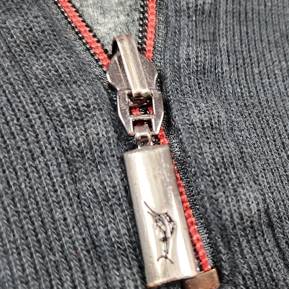 Tommy Bahama Reversible 1/4 Zip Up Sweater - Picture 8 of 14